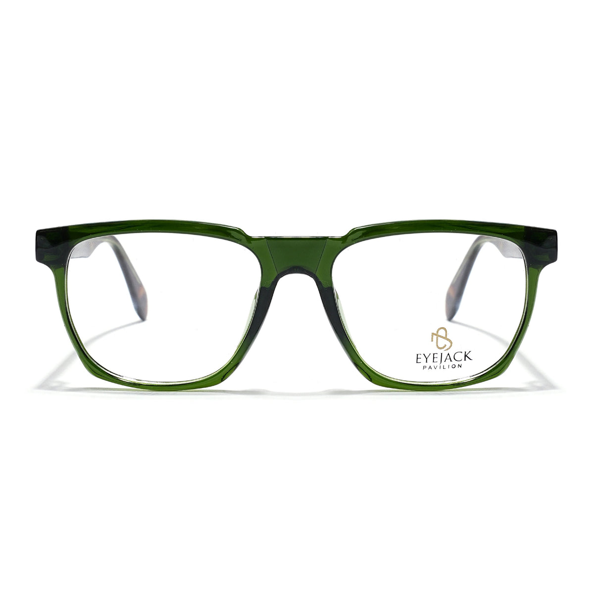 Eyejack Green Wayfarer Eyeglasses for Men & Women (163010FCL2314)