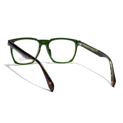 Eyejack Green Wayfarer Eyeglasses for Men & Women (163010FCL2314)