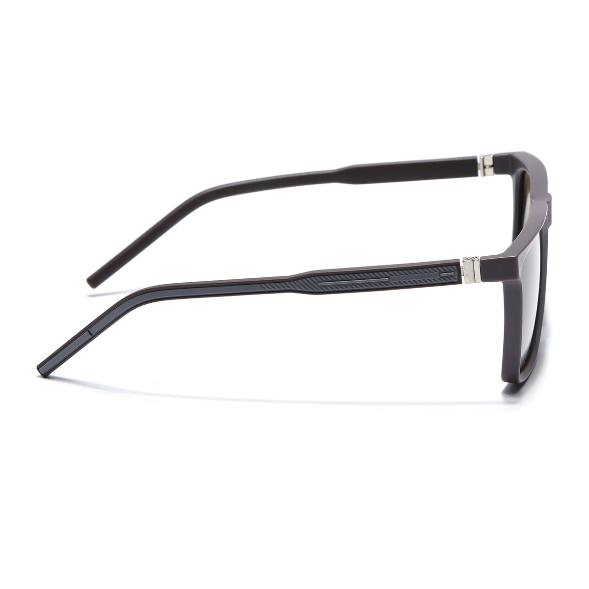 Eyejack Square Polarized Sunglasses for Men & Women (Brown Lens | Brown Frame - 17014PCL769)