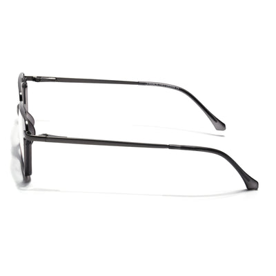 Eyejack Skyline Grey Square Eyeglasses for Men & Women (170203FCL1998-C3)