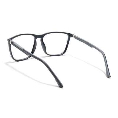 Eyejack Photochromic Matt Black Square Eyeglasses for Men & Women (18002CL588-C2)