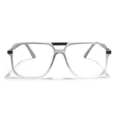 EyeJack Titex Matt Grey Wayfarer Eyeglasses for Men & Women (18901CL254-C6)