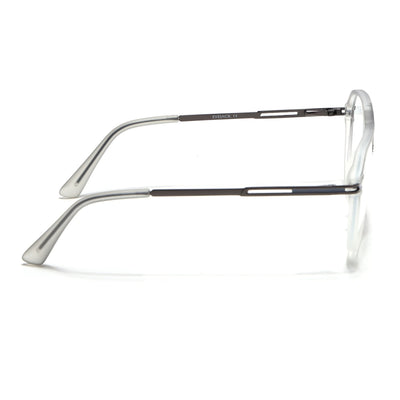 EyeJack Titex Matt Grey Wayfarer Eyeglasses for Men & Women (18902CL265-C6)