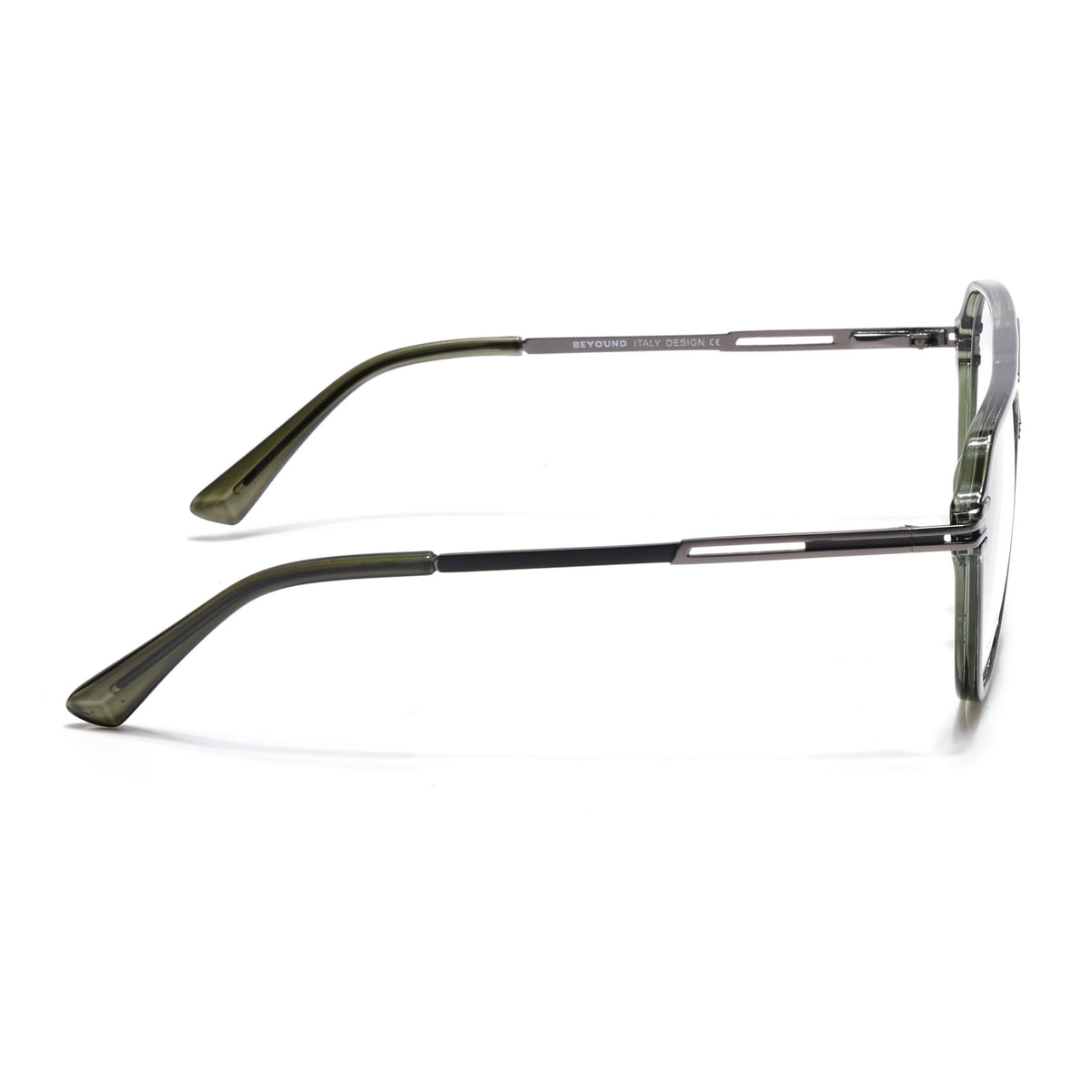 EyeJack Titex Green Wayfarer Eyeglasses for Men & Women (18902CL267-C8)