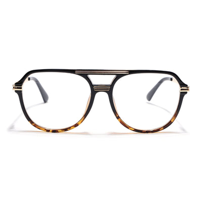 EyeJack Titex Demi Brown Wayfarer Eyeglasses for Men & Women (18902CL269-C10)
