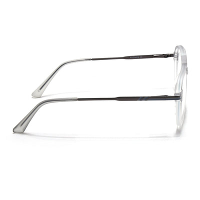 EyeJack Titex Matt Grey Wayfarer Eyeglasses for Men & Women (18903CL353-C6)