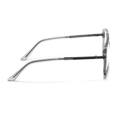 EyeJack Titex Shine Grey Wayfarer Eyeglasses for Men & Women (18904CL274-C5)