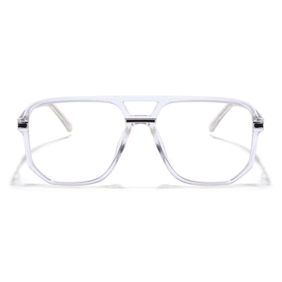 EyeJack Titex Transparent Wayfarer Eyeglasses for Men & Women (18904CL276-C7)