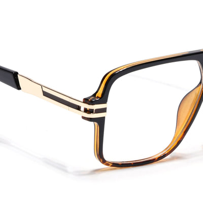 EyeJack Titex Demi Brown Wayfarer Eyeglasses for Men & Women (18905CL291-C11)