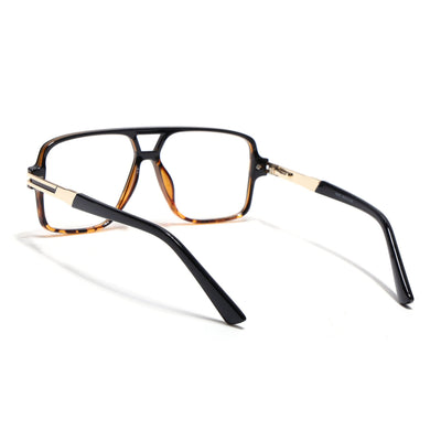 EyeJack Titex Demi Brown Wayfarer Eyeglasses for Men & Women (18905CL291-C11)