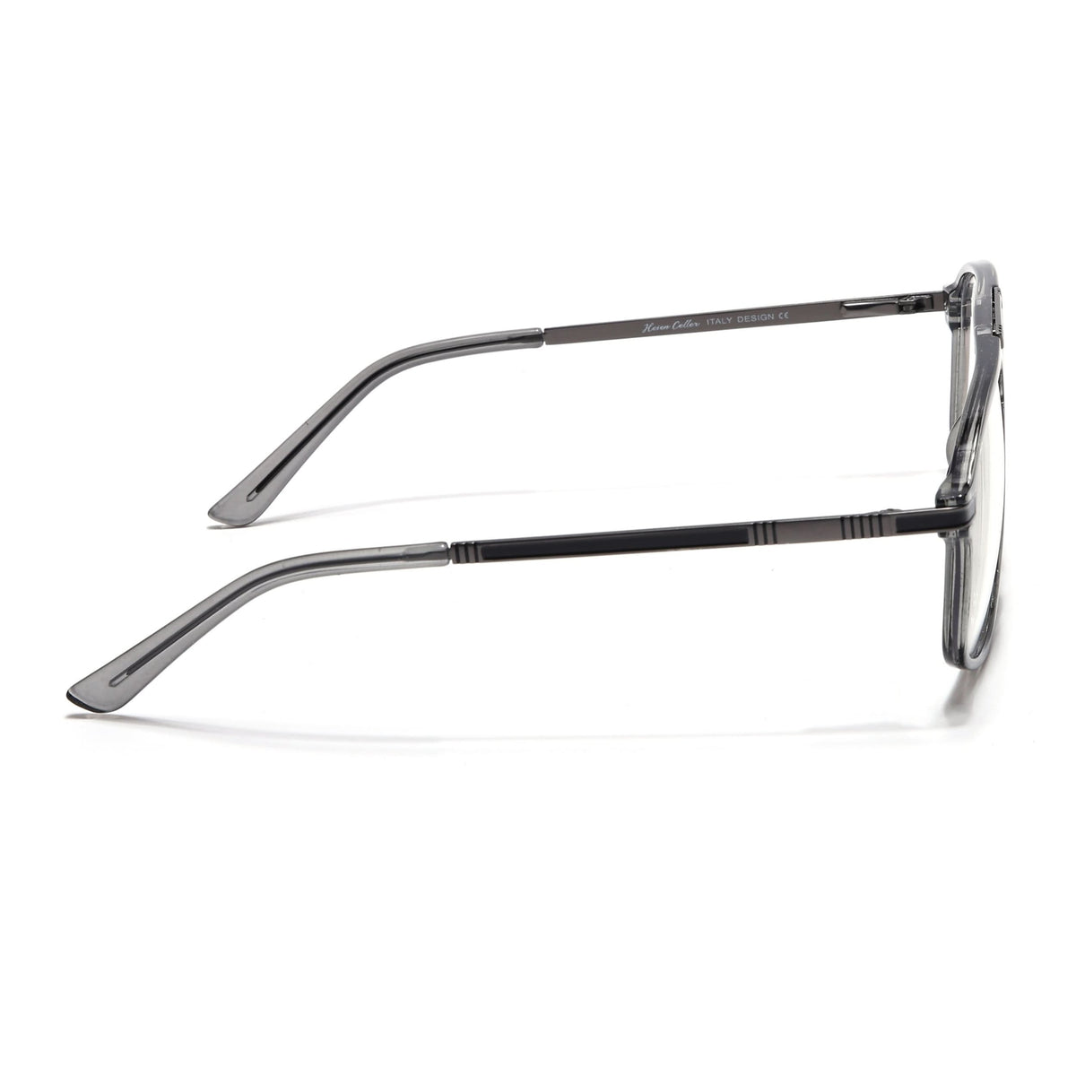 EyeJack Titex Shine Grey Aviator Eyeglasses for Men & Women (18906CL296-C5)