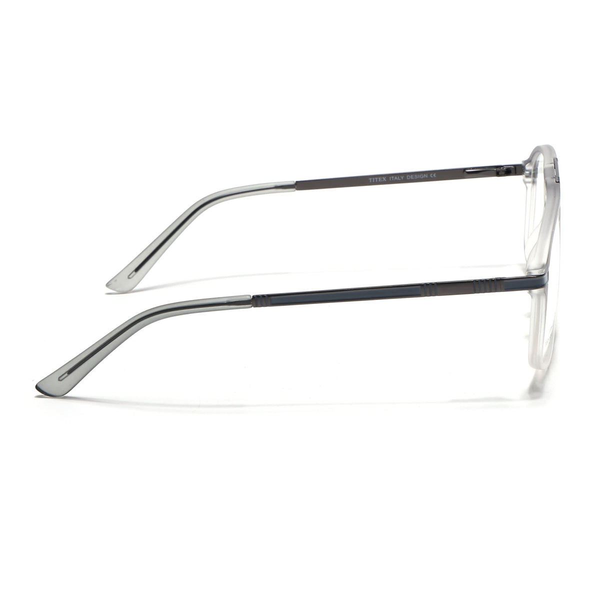 EyeJack Titex Matt Grey Aviator Eyeglasses for Men & Women (18906CL297-C6)