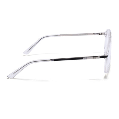 EyeJack Titex Transparent Aviator Eyeglasses for Men & Women (18906CL298-C7)