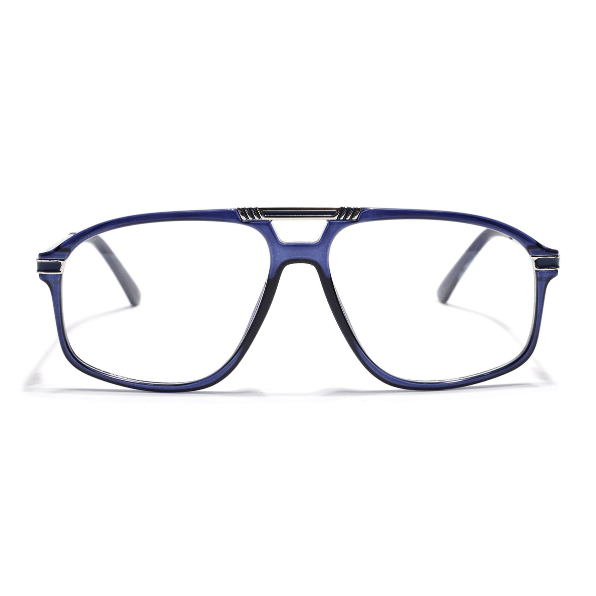 EyeJack Titex Blue Aviator Eyeglasses for Men & Women (18906CL301-C10)