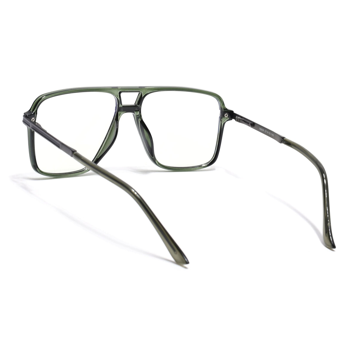 EyeJack Titex Green Wayfarer Eyeglasses for Men & Women (18908CL322-C9)