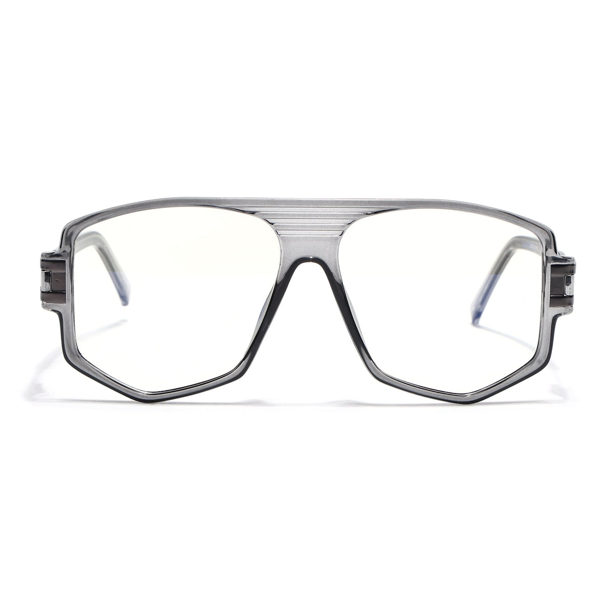 EyeJack Titex Green Wayfarer Eyeglasses for Men & Women (18910CL344-C9)