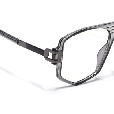 EyeJack Titex Green Wayfarer Eyeglasses for Men & Women (18910CL344-C9)