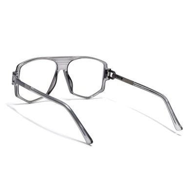 EyeJack Titex Green Wayfarer Eyeglasses for Men & Women (18910CL344-C9)
