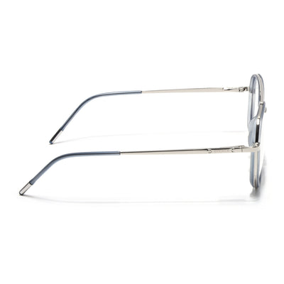 Eyejack Aura Light Grey & Silver Wayfarer Eyeglasses for Men & Women (19003FCL1960-C3)