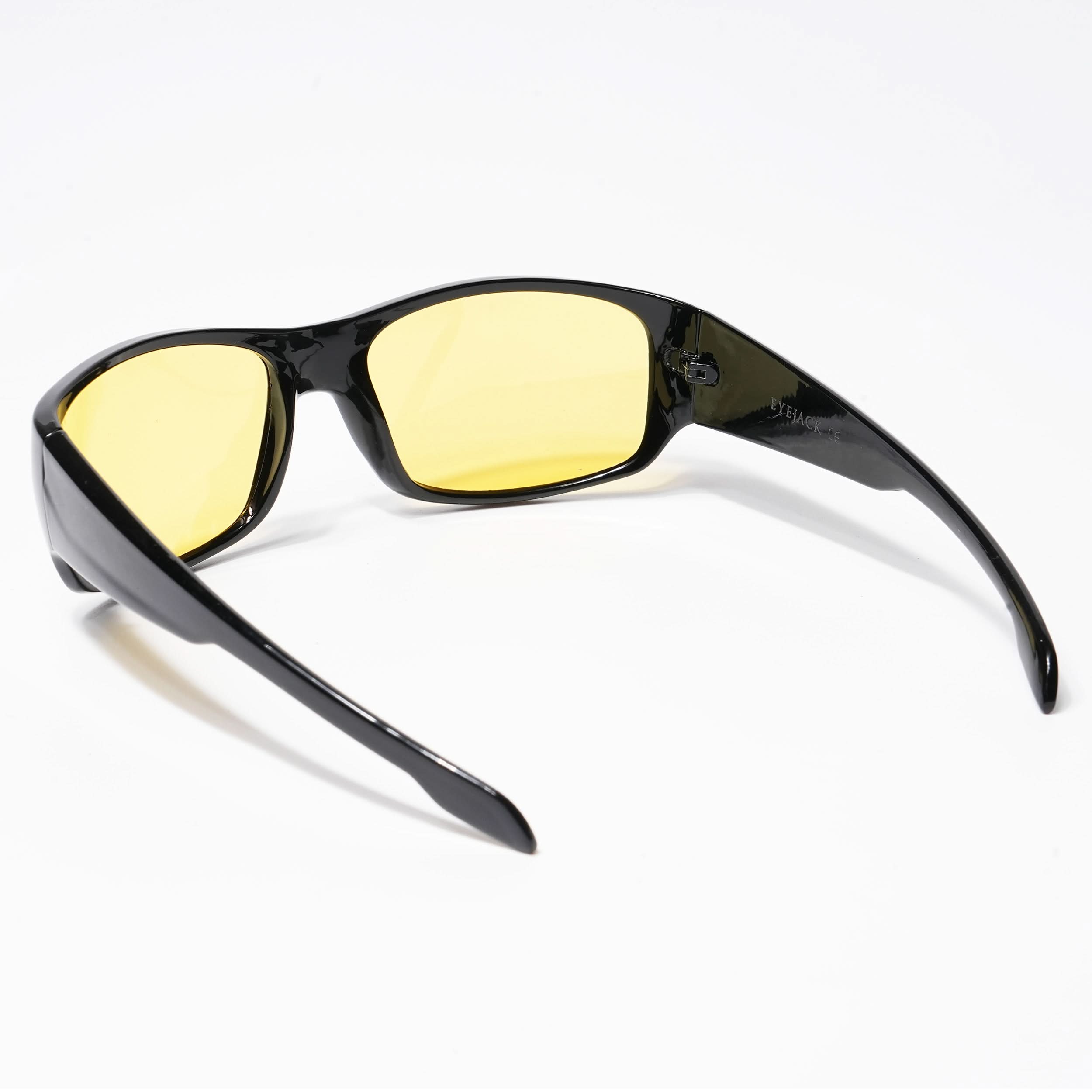 Eyejack Wrap Around Polarized Sunglasses for Men & Women (Yellow