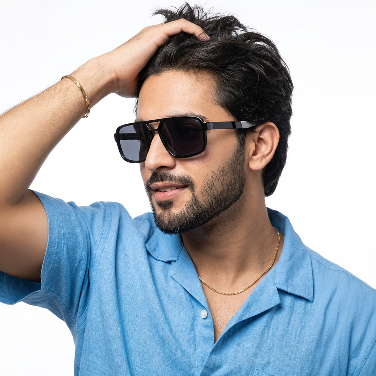 Midnight - Shine Black I Polarized Wayfarer - 20237PCL532-C2
