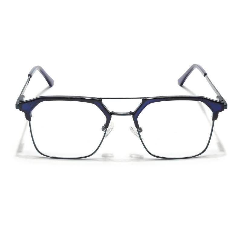 Eyejack Turbo Shine Blue Wayfarer Eyeglasses for Men & Women