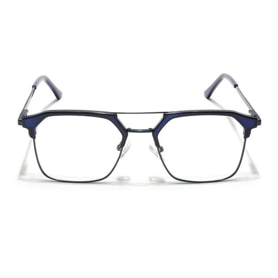 Eyejack Turbo Shine Blue Wayfarer Eyeglasses for Men & Women