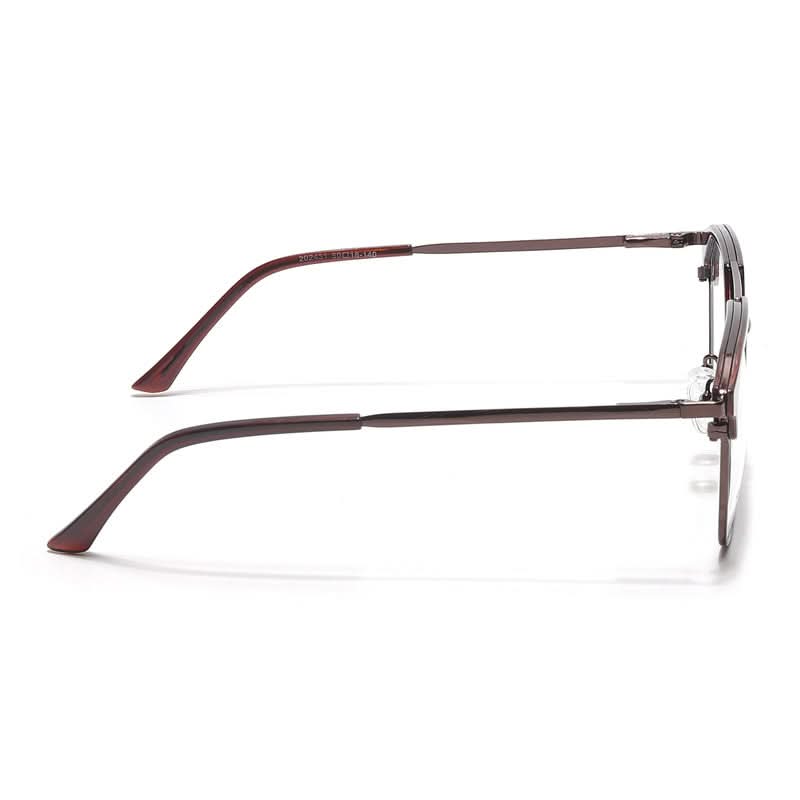 Eyejack Turbo Shine Brown Wayfarer Eyeglasses for Men & Women