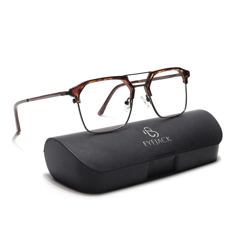 EUROKENVY ユーロケンビー　サングラス　DEMI BROWN Eyejack Turbo Demi Brown Wayfarer Eyeglasses for Men & Women