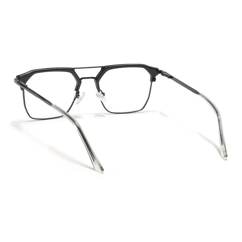 Eyejack Turbo Shine Black Wayfarer Eyeglasses for Men & Women (202432CL918-C1)