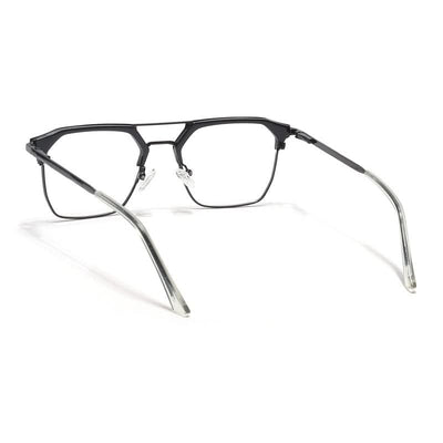 Eyejack Turbo Shine Black Wayfarer Eyeglasses for Men & Women (202432CL918-C1)