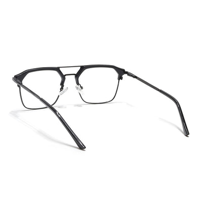 Eyejack Turbo Shine Black Wayfarer Eyeglasses for Men & Women (202433CL930-C1)