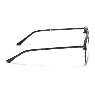 Eyejack Turbo Shine Black Wayfarer Eyeglasses for Men & Women (202433CL930-C1)