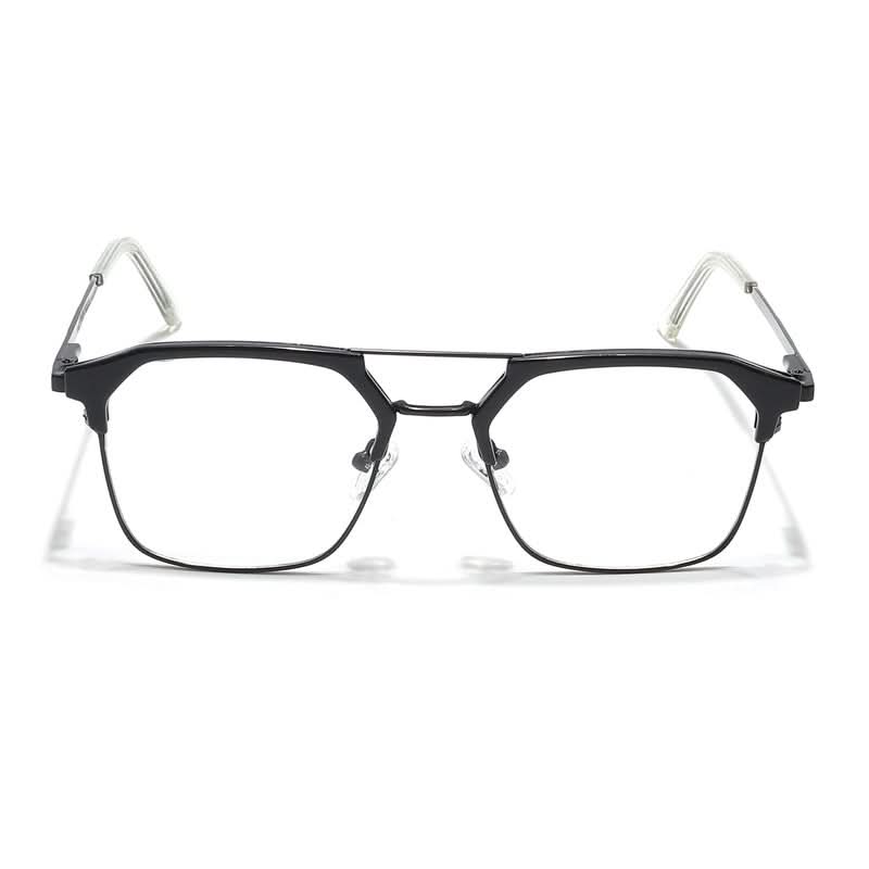 Eyejack Turbo Shine Black Wayfarer Eyeglasses for Men & Women (202434CL942-C1)