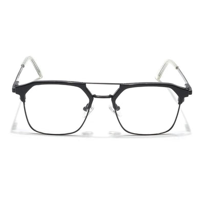 Eyejack Turbo Shine Black Wayfarer Eyeglasses for Men & Women (202434CL942-C1)