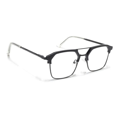 Eyejack Turbo Shine Black Wayfarer Eyeglasses for Men & Women (202434CL942-C1)