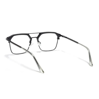 Eyejack Turbo Shine Black Wayfarer Eyeglasses for Men & Women (202434CL942-C1)