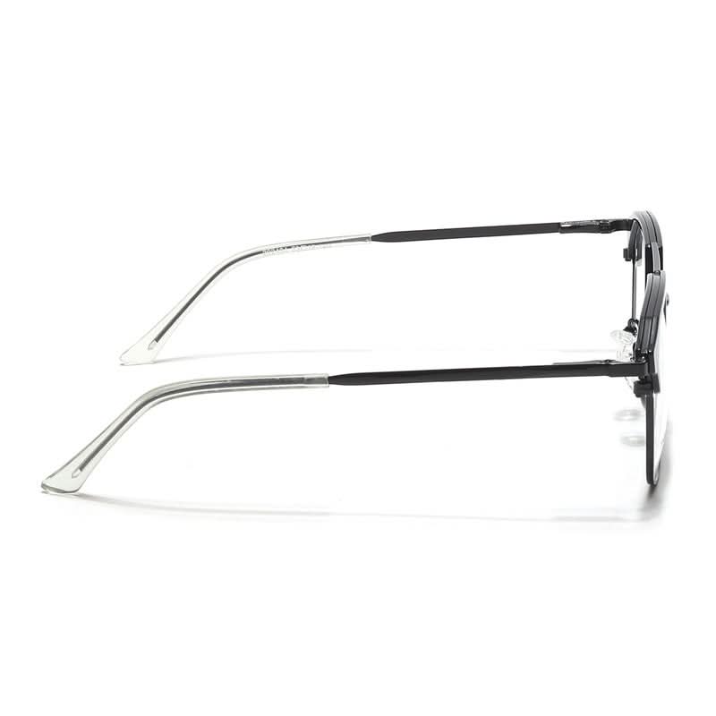 Eyejack Turbo Shine Black Wayfarer Eyeglasses for Men & Women (202434CL942-C1)