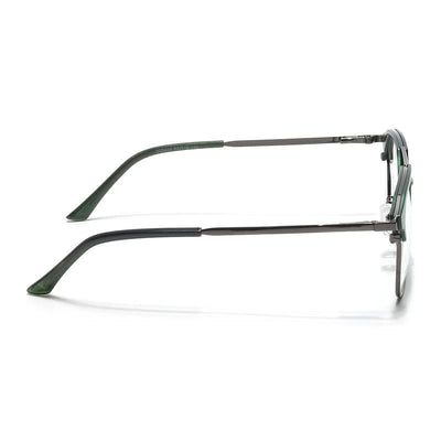 Eyejack Turbo Green & Black Wayfarer Eyeglasses for Men & Women (202434CL945-C4)