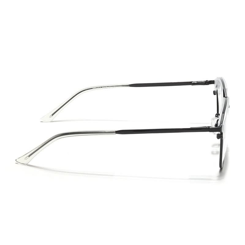 Eyejack Turbo Transparent & Black Wayfarer Eyeglasses for Men