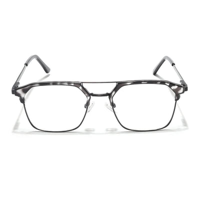 Eyejack Turbo Black & White Wayfarer Eyeglasses for Men & Women (202434CL953-C12)