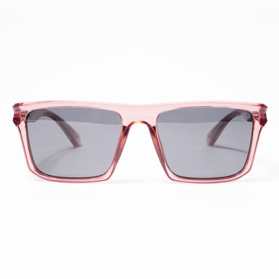 Eyejack Wayfarer Polarized Sunglasses for Men & Women (Black Lens | Wine Frame - 20243PCL537-C4)