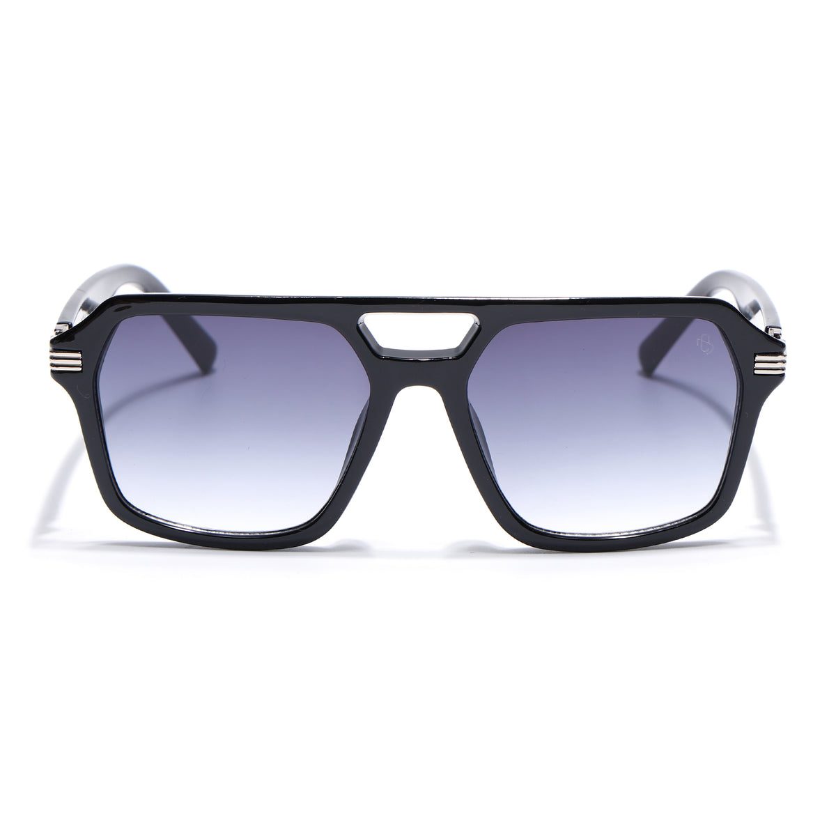 Eyejack Shine Black Wayfarer Sunglasses for Men & Women (2259CL2146)