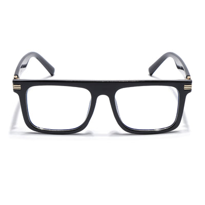 Eyejack Shine Black Wayfarer Eyeglasses for Men & Women (2261FCL2156-C1)