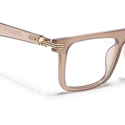 Eyejack Matt Brown Wayfarer Eyeglasses for Men & Women (2261FCL2158-C3)