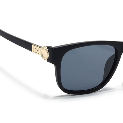 Eyejack Black Wayfarer Sunglasses for Men & Women (2313CL1035)