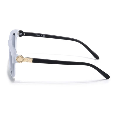 Eyejack Grey Wayfarer Sunglasses for Men & Women (2313CL1037)