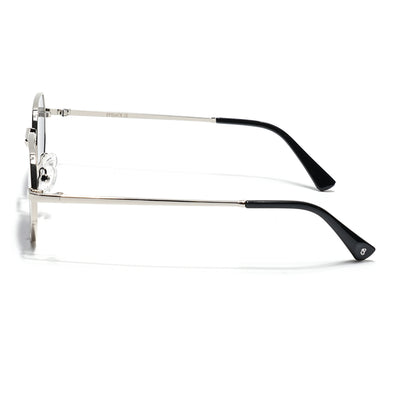 Auralis I Silver Hexagonal Sunglasses - (2321CL2183)