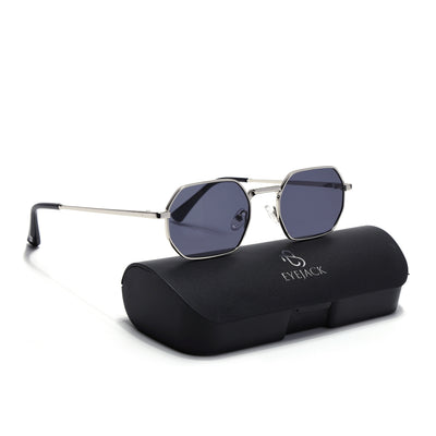 Auralis I Silver Hexagonal Sunglasses - (2321CL2183)