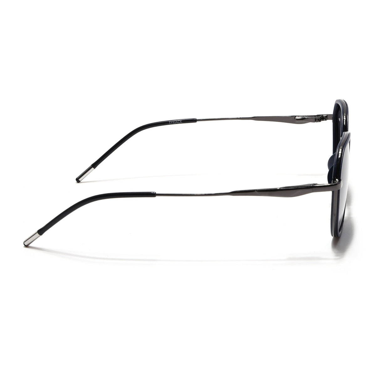 Eyejack Aura Blue & Grey Round Polarized Sunglasses for Men & Women (2502PCL1471)